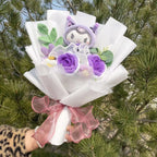 Gift packaging view of Hello Kitty bouquet doll