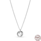 Sterling silver heart necklace gift box presentation