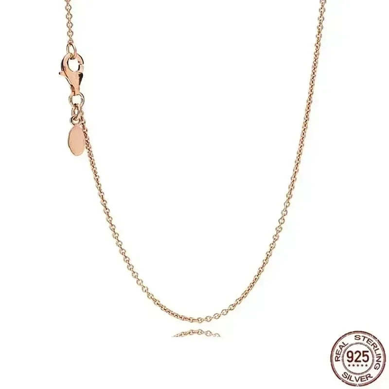 Sterling silver heart necklace styled on card