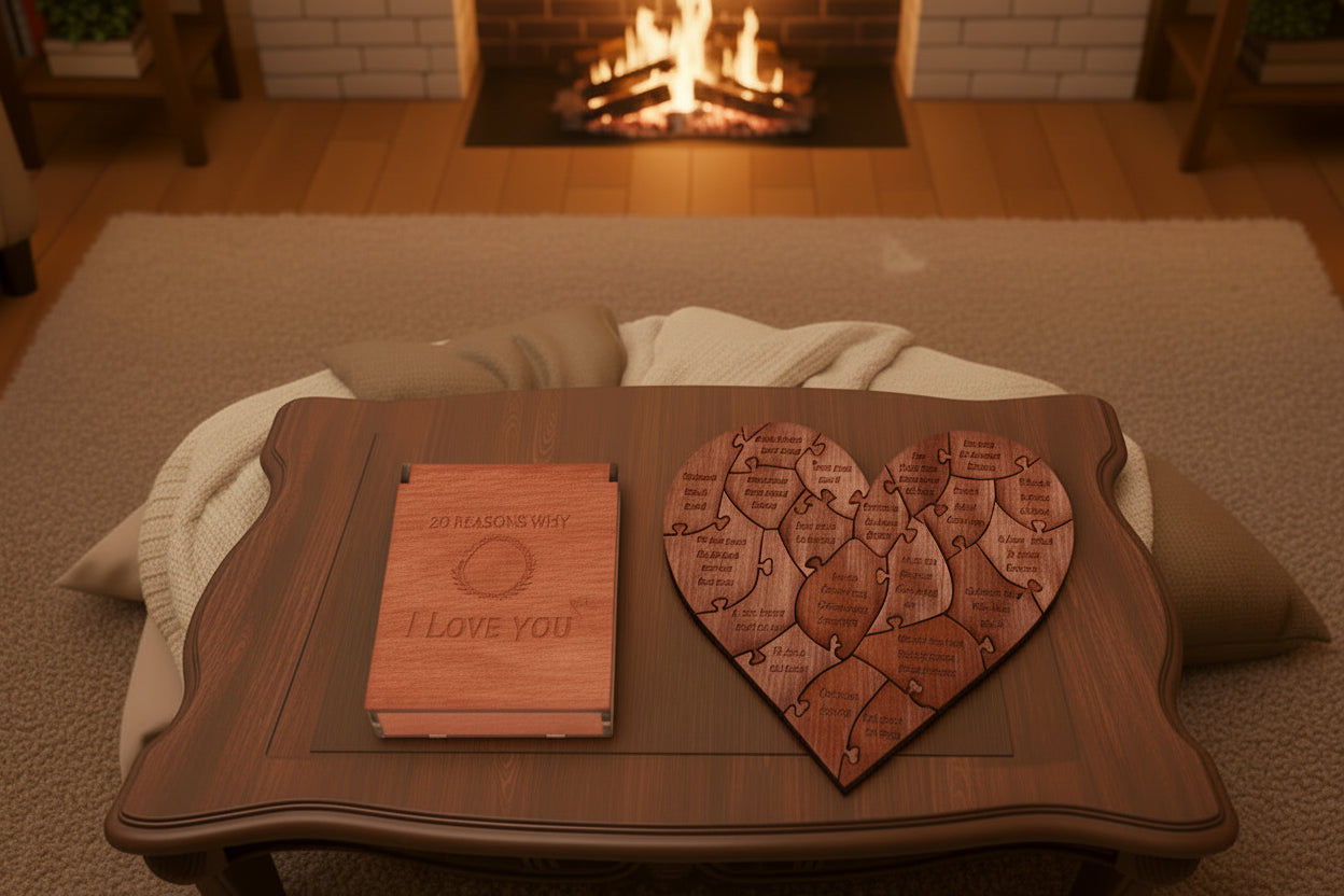 Personalized love puzzle gift for couples Valentine’s Day