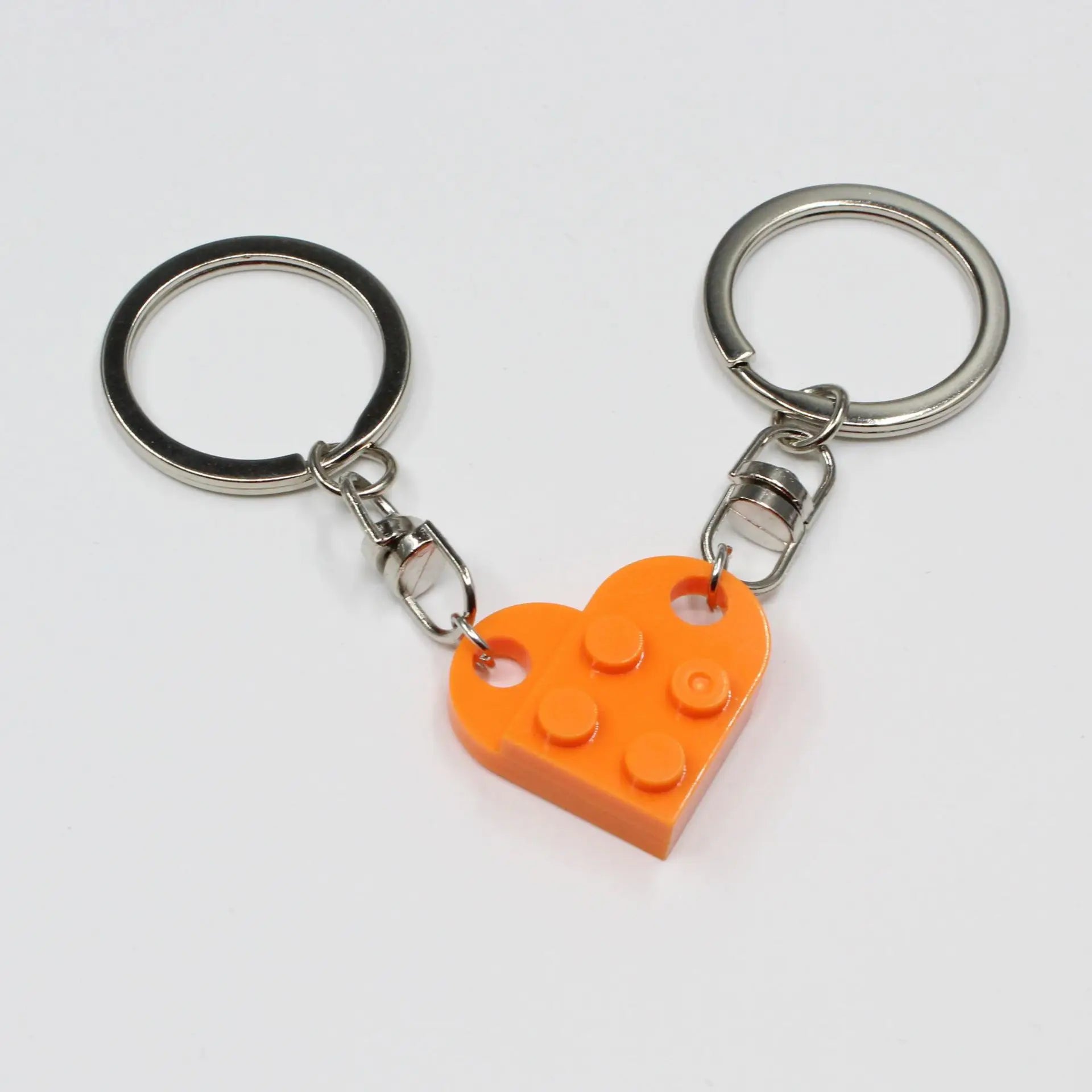 Matching heart keychains ideal for Valentine’s Day gift