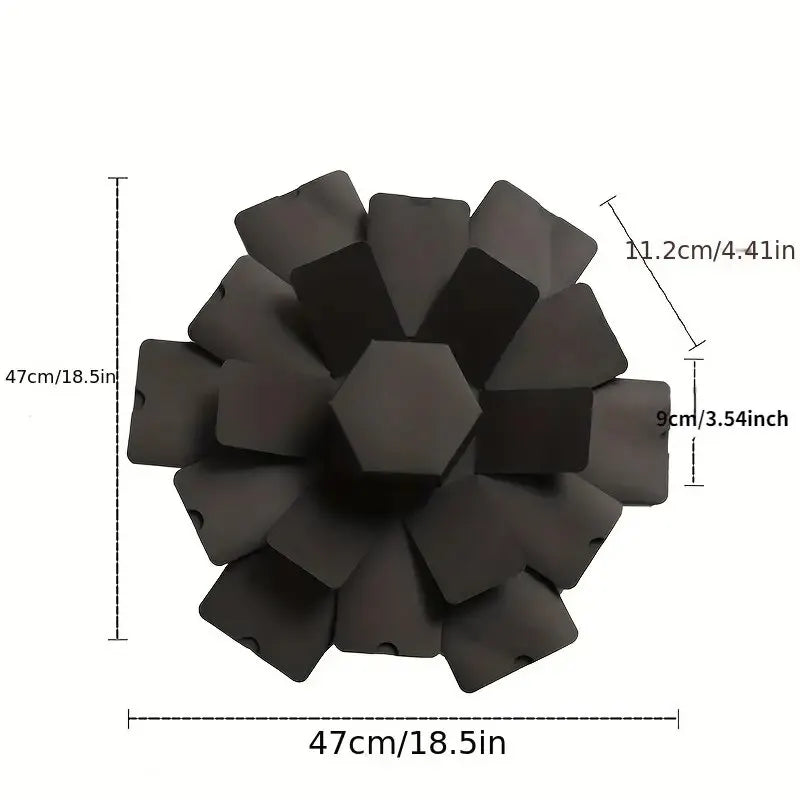 Personalized DIY explosion box album with romantic decor