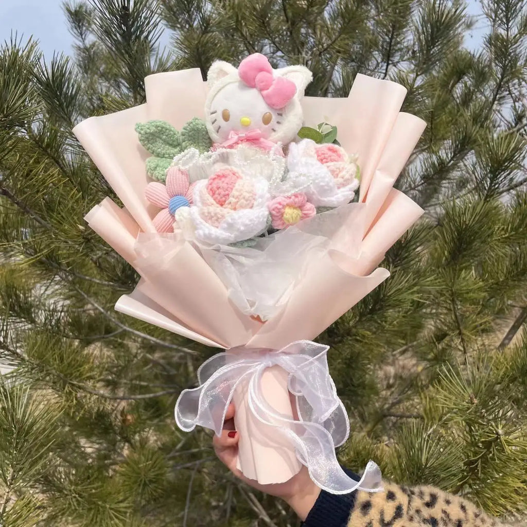 Hello Kitty bouquet doll gift idea for girlfriend